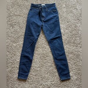 Madwell Tall Curvy High-Rise Skinny Jeans in Lucille Wash